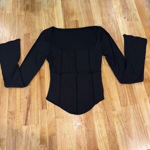 Elegant Black Women's Top